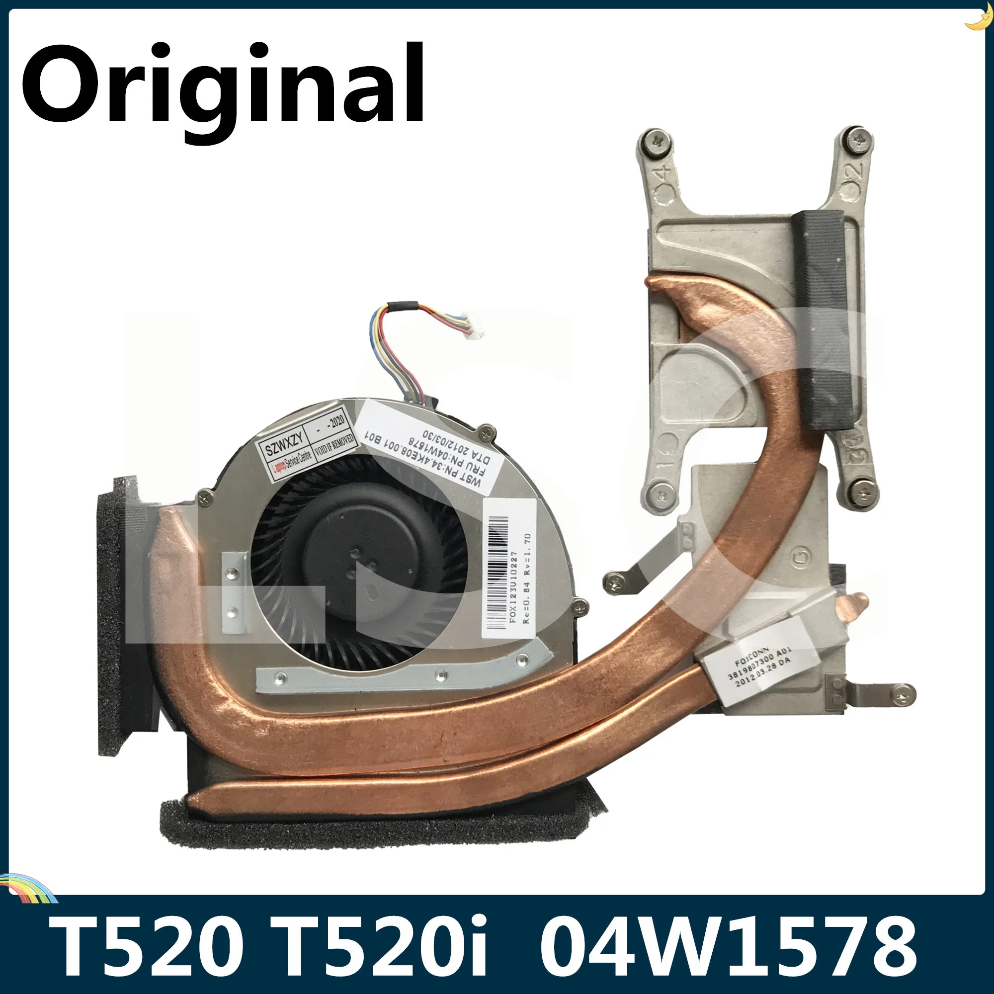 LSC Original For Lenovo Thinkpad T520 T520i Cooler Cooling Heatsink Fan FRU 04W1578 75Y5782 04W1579 04W0439 75Y5790 | Компьютеры и