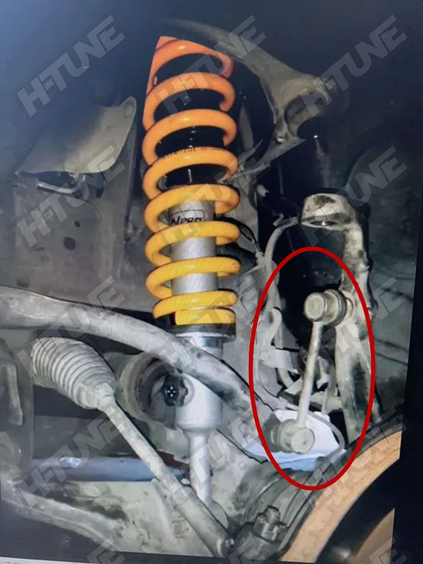 Регулируемый передний стабилизатор противоскользящий стержень для пикапа Navara D40