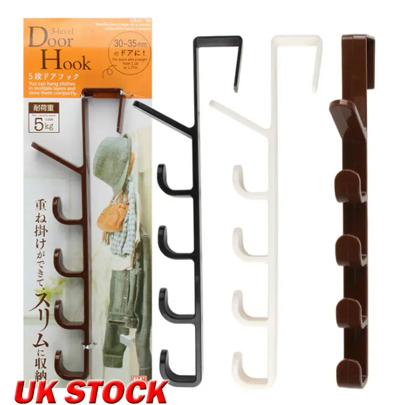 

Non-Marking Door Hook Multi-Function Hook Can Cabinet Drawer 5 Hook Hanger