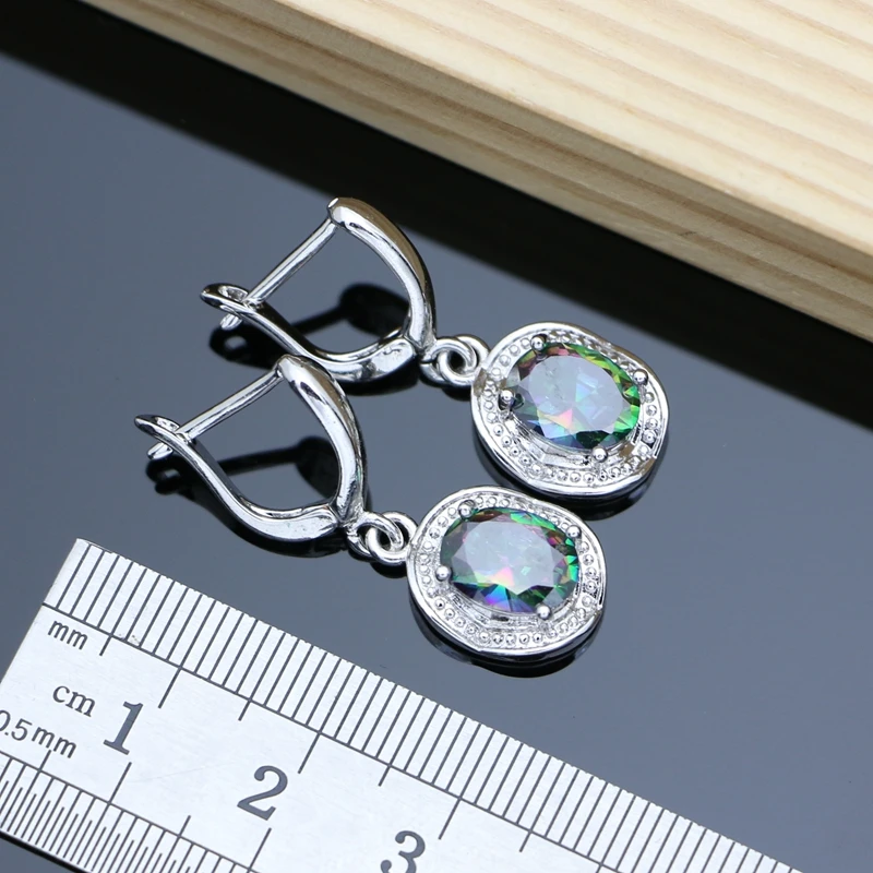 Комплект из колье серёг и браслета серебра 925 пробы | Украшения аксессуары