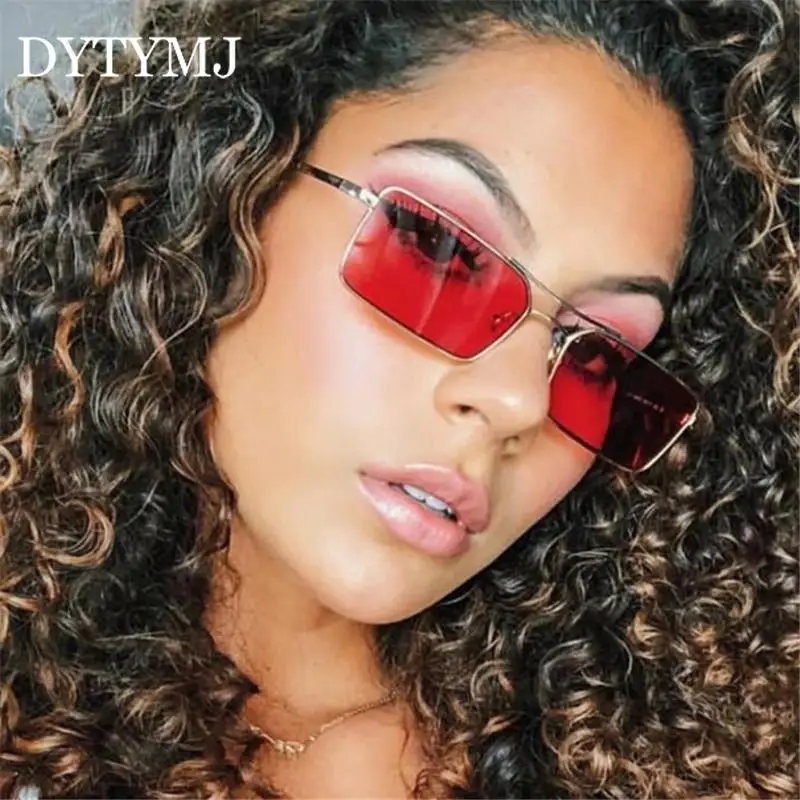 

DYTYMJ Small Square Sunglasses Women Retro Eyeglasses Women Brand Designer Glasses for Women/Men Vintage Gafas De Sol Hombre