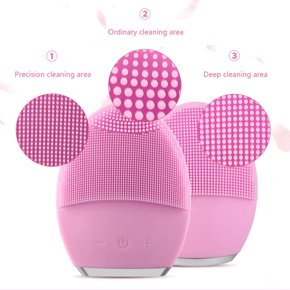 Уход за кожей Мини электрическая щетка для чистки лица глубокий очиститель пор