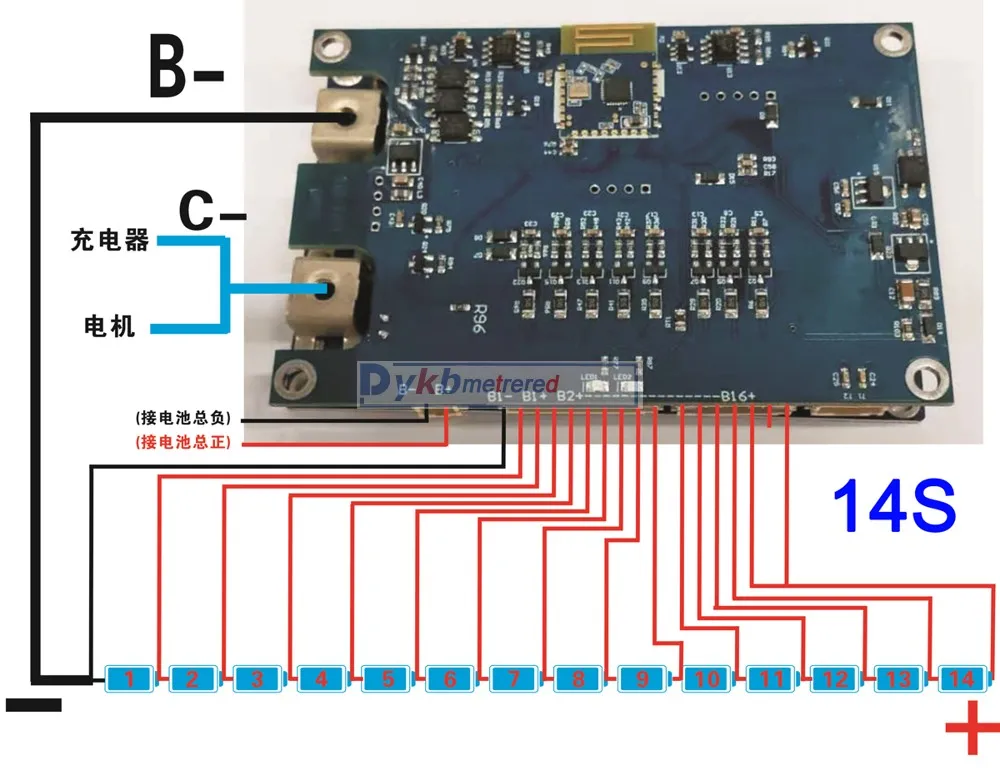 5S 16S Smart Bluetooth 40A 80A 100A 150A Li Ion Lifepo4 LTO плата защиты литиевых батарей BMS 7S 8S 10S 12S 14S 24V 36V