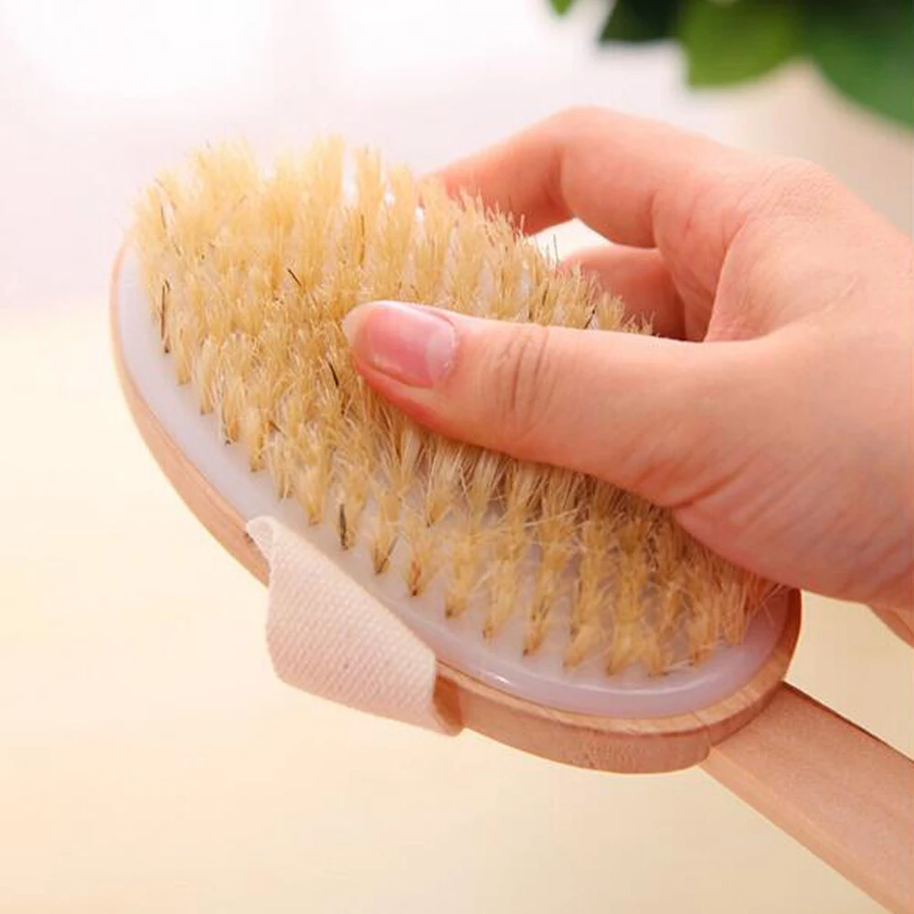 

Natural Sisal Exfoliating Dry Brush Wooden Massage Body Brush Plant fiber cactus massage brush