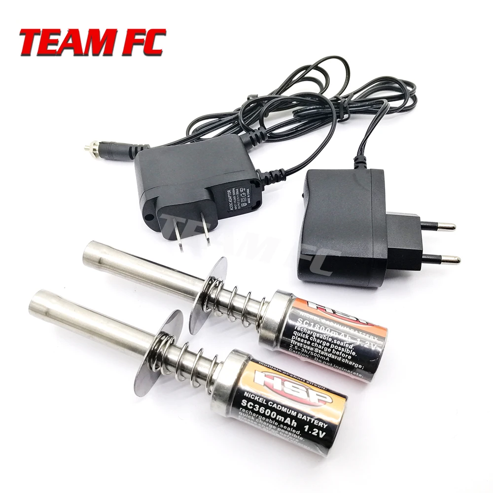 HSP Gas RC Nitro двигатель двигателя свечение 1 2 в 1/8 мА 1/10 перезаряжаемая свеча