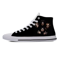 queen heavy metal band icon mens womens designer leisure sneakers men casual canvas shoes
