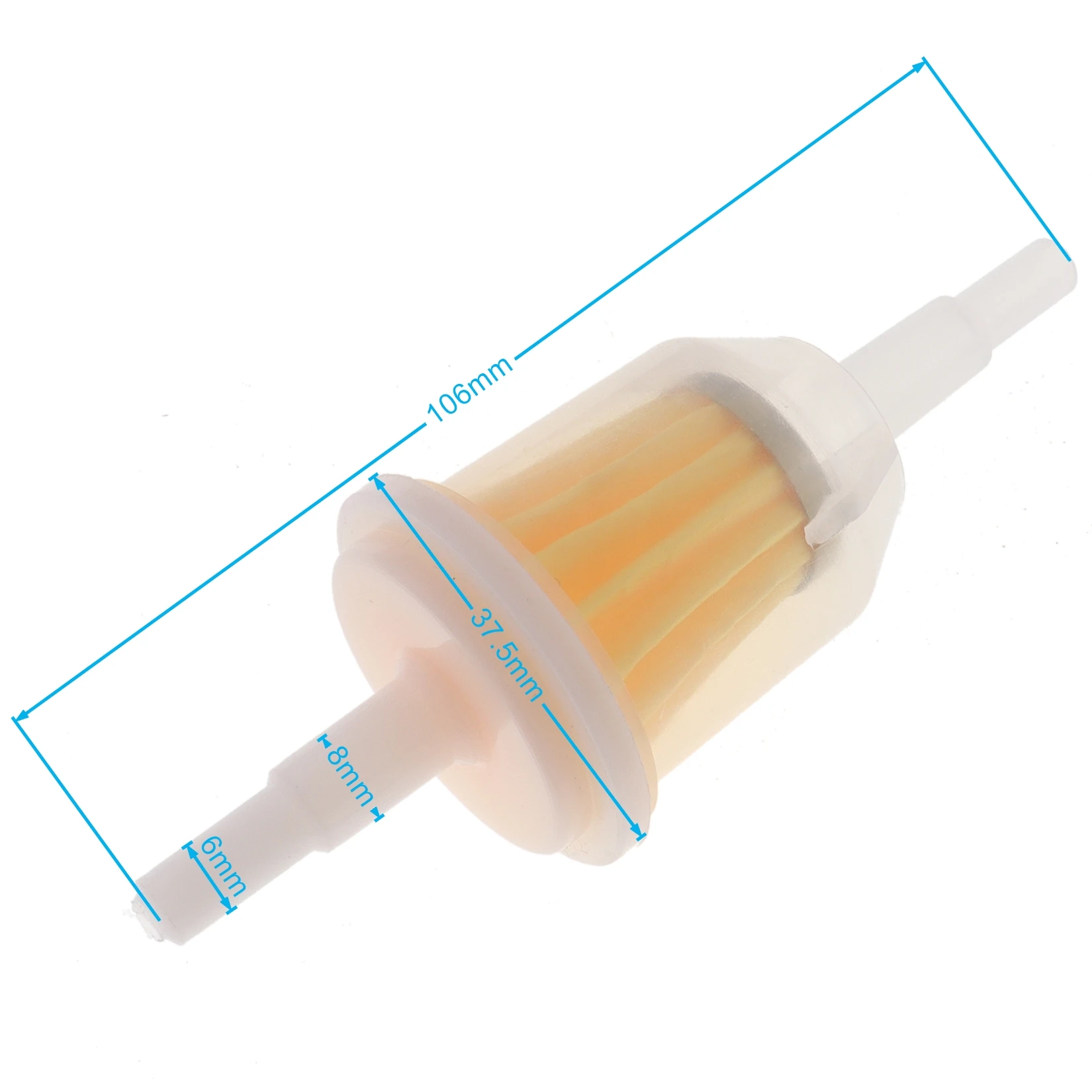 Новинка 1 шт. универсальный маленький бензиновый топливный бак 6 мм 8 фильтр для