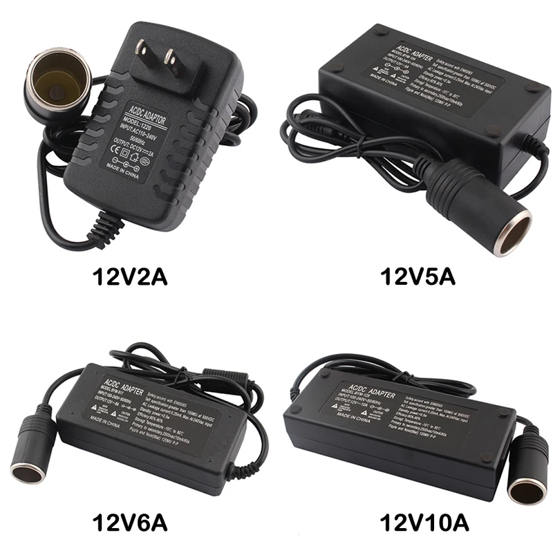 Преобразователь переменного тока в постоянный адаптер 12V для автомобильного