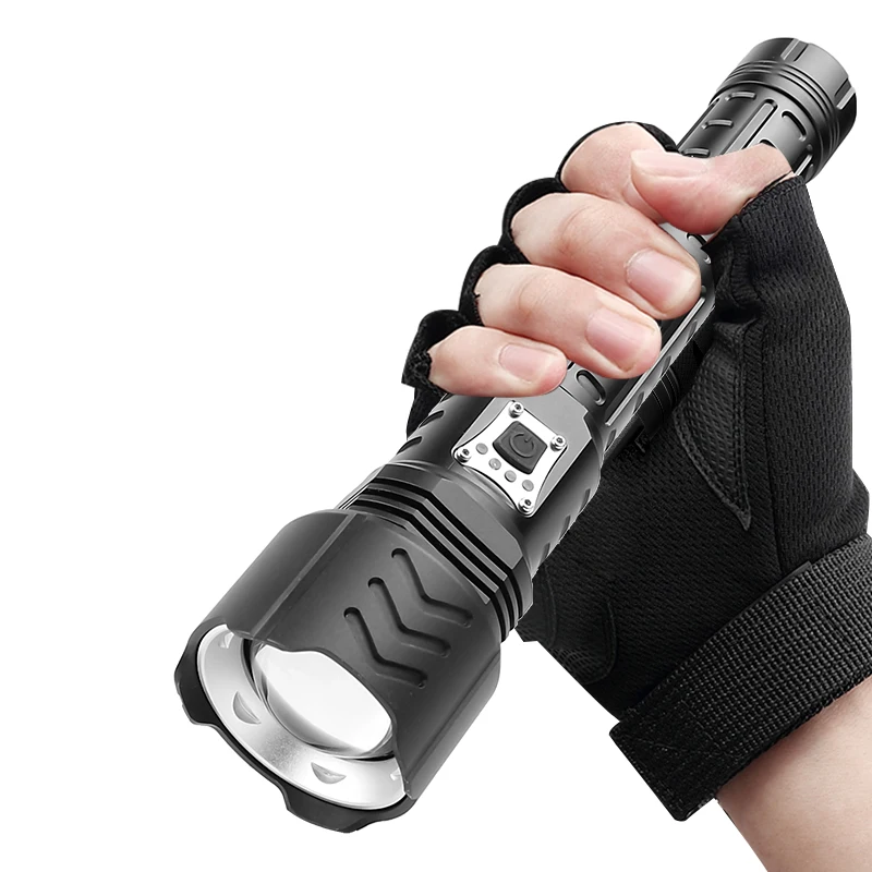 Comprar Linterna Led De Alta Calidad Superbrillante XHP90.2, Linterna Con Zoom De 4 Núcleos, Batería Recargable Por Usb, 18650, 26650