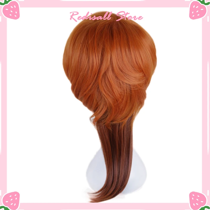 Парик унисекс Bungo Stray Dogs чуя накахара чууя синтетические оранжевые волосы