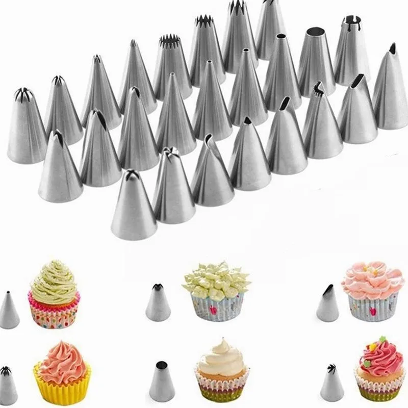 10 шт./партия Кондитерские сопла из нержавеющей стали глазури цветок советы для