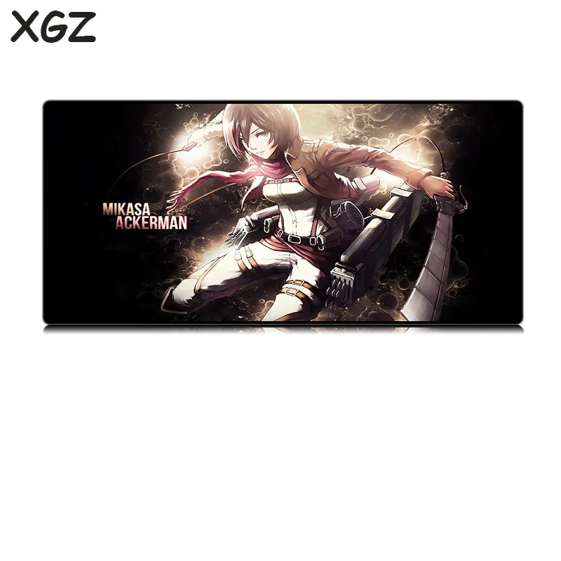 Коврик для мыши XGZ большого размера с мультяшным рисунком резиновый