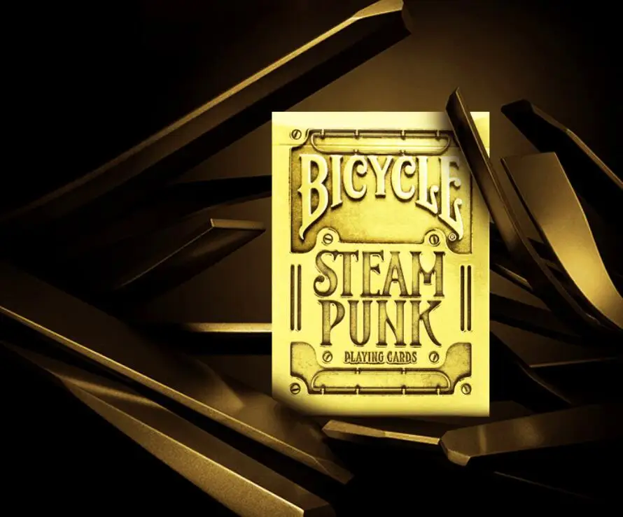Bicycle Gold Steampunk Playing Cards Deck Magic Regular poker Standard Decks Trick | Спорт и развлечения