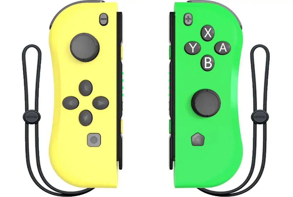 Bluetooth беспроводной Pro игровой коврик контроллер геймпад джойстик Джойстик Joy-Con(L/R) для Nintendo переключатель NS игровая консоль с кабелем type C - Цвет: Green-Yellow