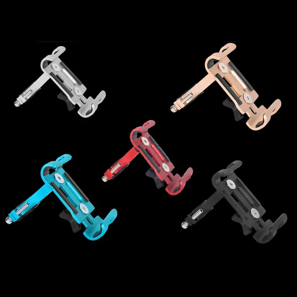 

360 Degree Rotatable Bicycle Phone Holder Universal Aluminium Alloy Bike Bicycle Handlebar Mount Phone Holder for Mobiles GPS