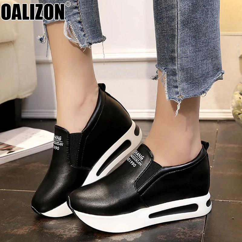 Лидер продаж Сезон осень Женские слипоны визуально увеличивающие рост