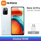 Новый Смартфон Xiaomi Redmi Note 10 Pro с глобальной прошивкой, Восьмиядерный процессор, экран 1100 дюйма, 120 Гц, камера 64 мп, аккумулятор 5000 мАч