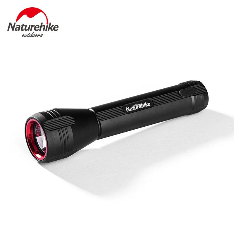 

Naturehike Led Flashlight Ultra Bright Torch Camping Light 5 Switch Mode Waterproof Zoomable Bicycle Light Use 18650 Battery