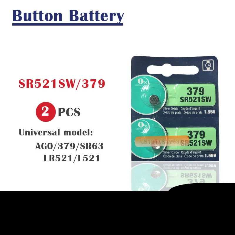 Розничная продажа новый долговечный батарейный блок для часов 379 SR521SW D379 SR63 V379 AG0