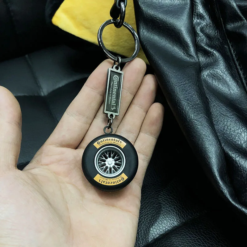 Автомобильный 2,2 см толстое резиновое кольцо для ключей, брелок для автомобильных шин, турбо-ключ, стильное автомобильное кольцо, автомобильный обод колеса, брелок