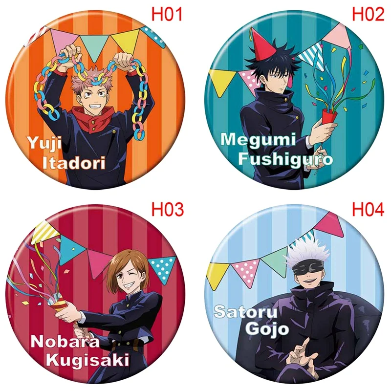 

New jujutsu kaisen badge holiday creative personality round badge