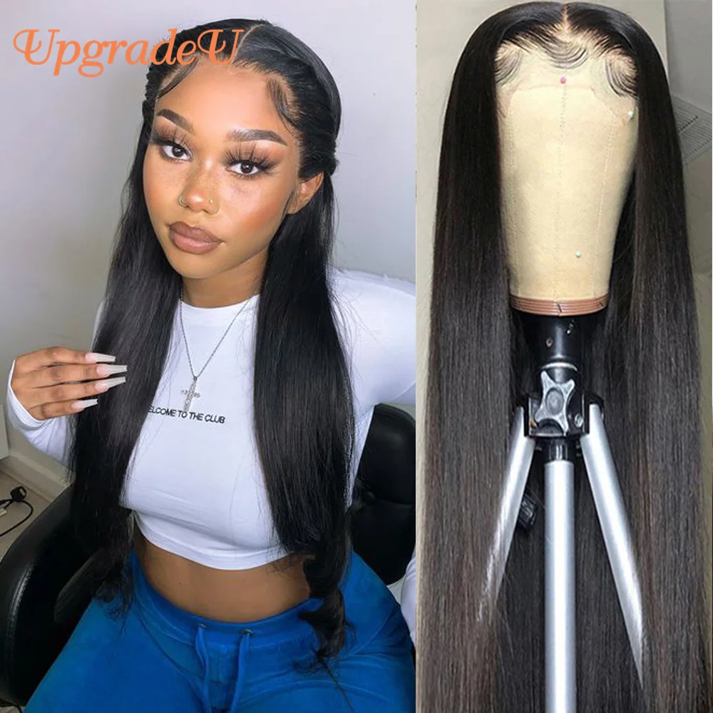 Bone Straight 4x4 Lace Closure Human Hair Wigs Indian Hair Full Lace Wigs With Bbay Hair Remy HD 13x4 13x6 Lace Frontal Wigs