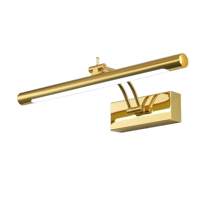 Современный светодиодный настенный светильник с выключателем Золотой 40 см 50