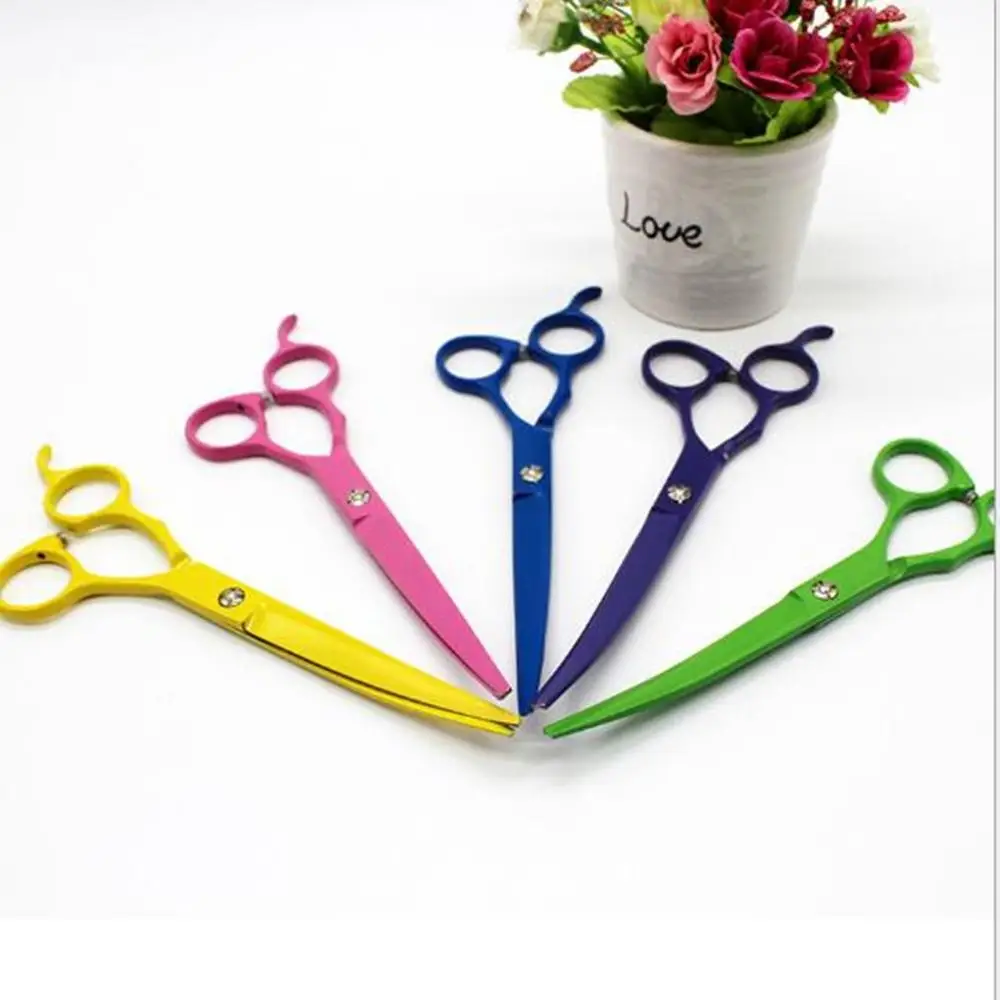 

Pet Gromming Scissors Up Down Curved Shears Sharp Edge Stainless Steel Dogs Cat Animals Hair Cutting Barber Cutting Tools