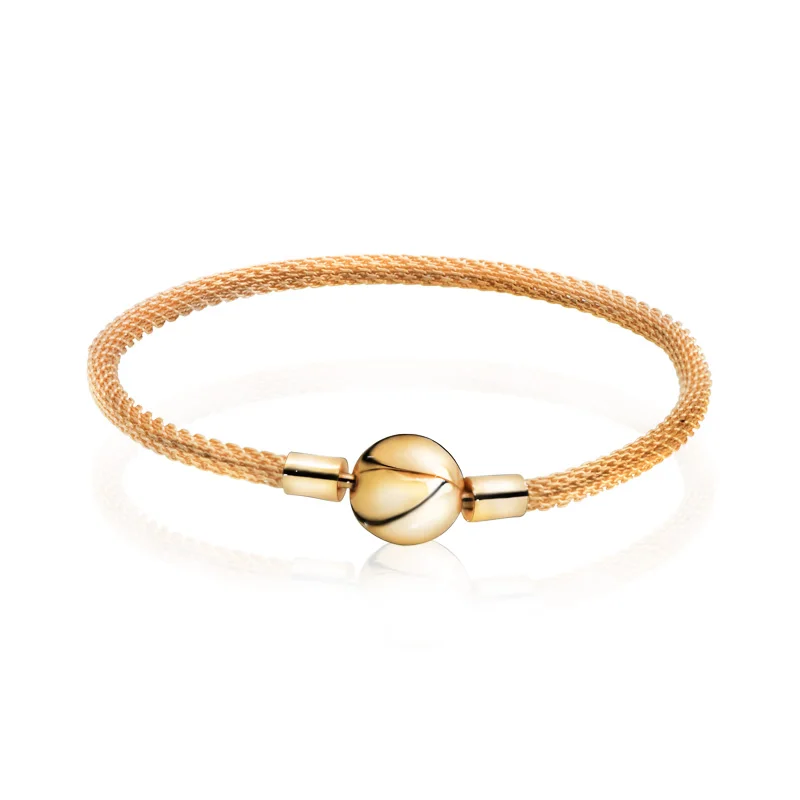 Базовый браслет цепочка со змеиным узором подходит для оригинальных браслетов