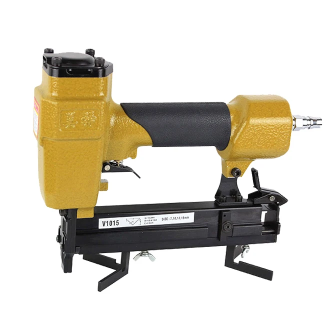 Пневматический пистолет V1015 Nailer гвозди Ручной Гибкий точечный снасти инструменты скобозабиватель используется для фиксации рамы