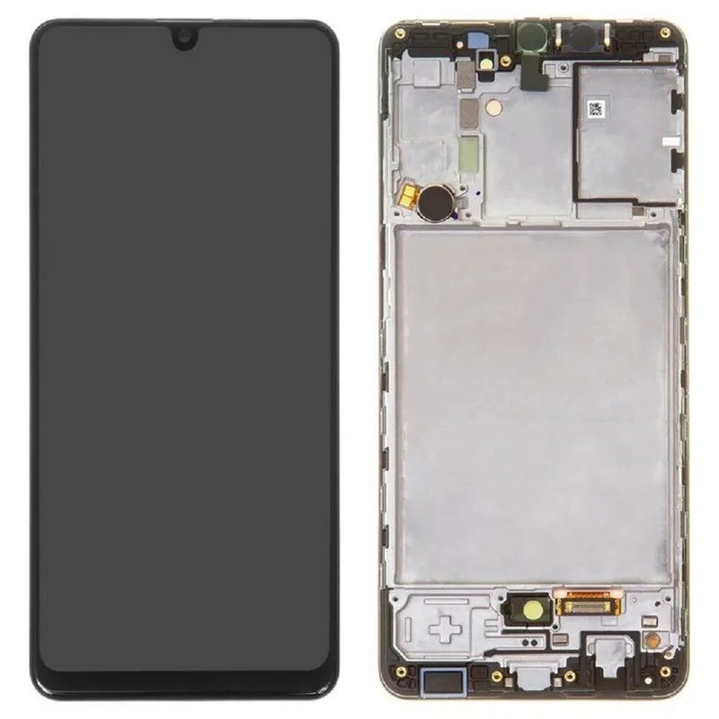 Pantalla LCD con sensor t&aacute;ctil de huella dactilar para Samsung Galaxy A31 LCD, pieza de repuesto para a315f/ds a315f-2