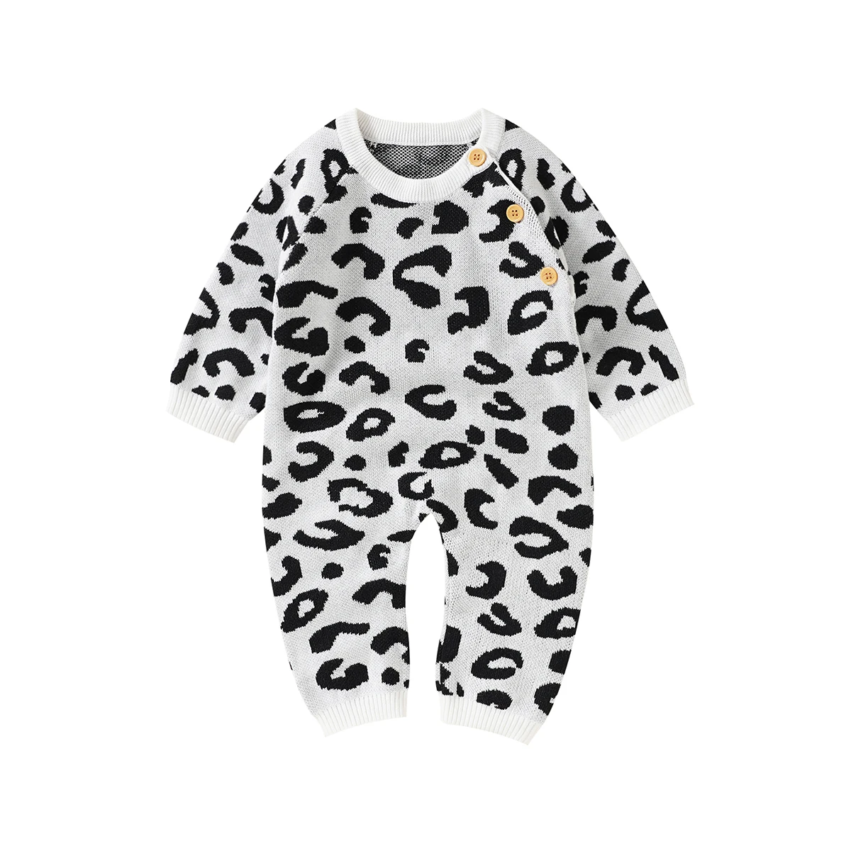 

Baby Rompers Long Sleeve Newborn Boys Girls Knitted Sweaters Jumpsuits 0-18M Autumn Winter Casual Toddler Infant Overalls Outfit