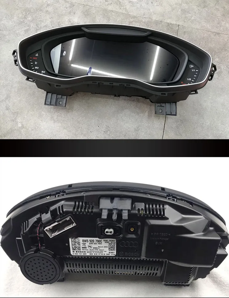 8W5 920 790 C для AUDI A4 S4 A5 Q5 S5 Virtual Cockpit комбинированный инструмент ЖК-Спидометр Одометр элемент кластера A4L B9 8 Вт