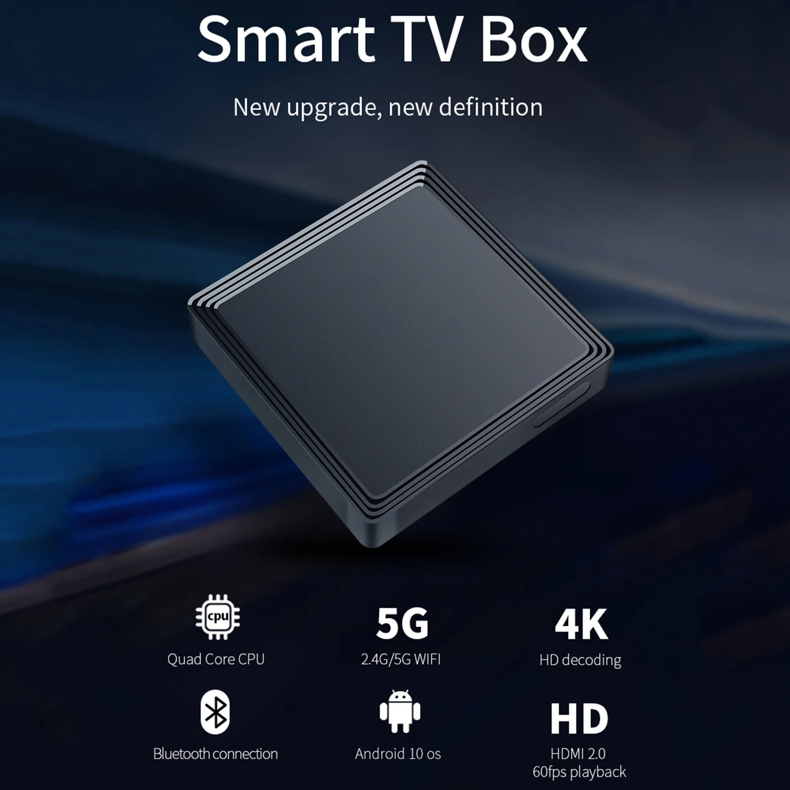 

TV Box Quad Core MXQ 5G Set-top BOX For Android 10.0 Amlogic TV Box 2.4G 5G WiFi Bluetooth 4.1 Home Audio Video Equipment