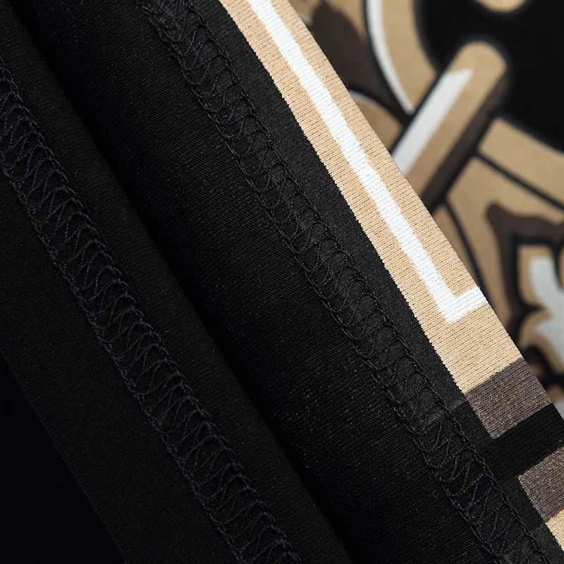 

2021 new European and American men's court pattern printing Youth Popular T-shirt short sleeve round neck trend 100% cotton