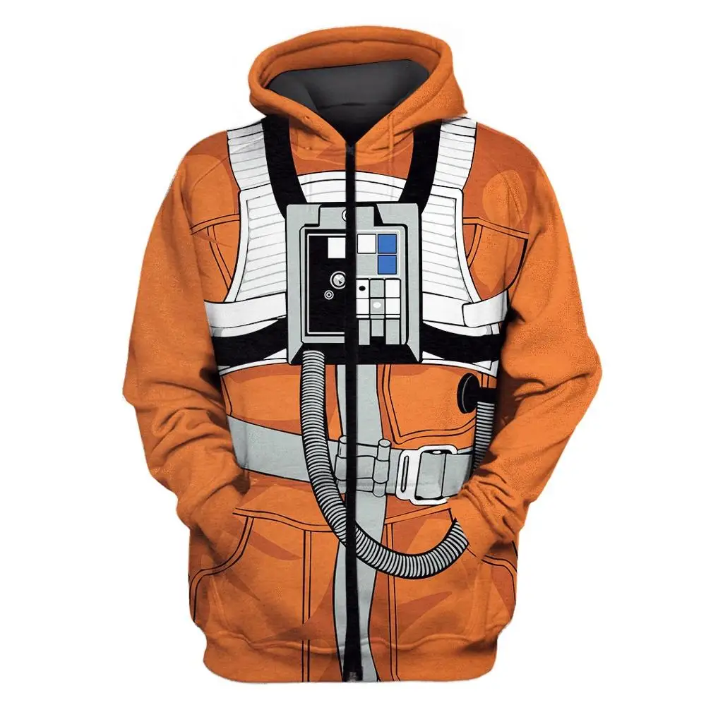 PLstar Cosmos Pilot Apparel 3D Толстовка с капюшоном с принтом космонавта, костюм для косплея, толстовка унисекс, Повседневная Уличная одежда, sudadera hombre
