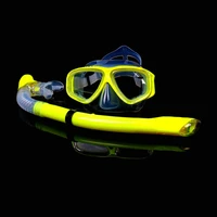 selfree diving swimming easy breath tube set scuba diving mask and snorkels anti fog goggles glasses
