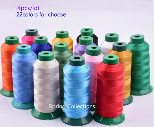4 шт. 210D/3 высокопрочные плетеные нейлоновые швейные нитки 3000 ярдов для обивки