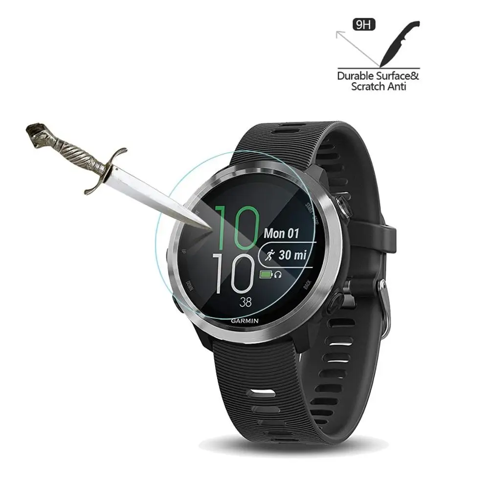 1/4 упаковки для Garmin Forerunner 645 0 3 мм прозрачное закаленное стекло защиты экрана от