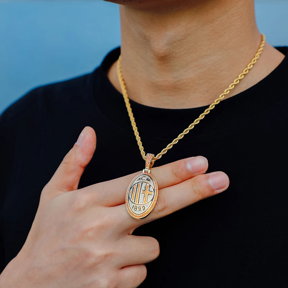 OYOGAA Высокое качество сверкающий кубический цирконий Геометрия масляная капля