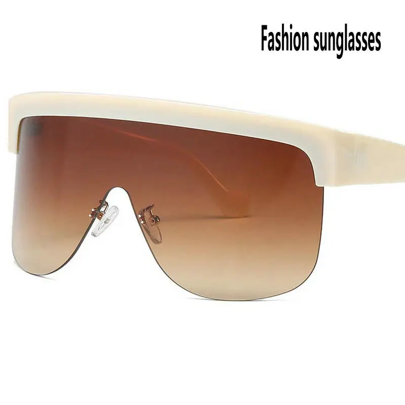 Женские солнцезащитные очки цельные 2020 женские негабаритная Форма Маски