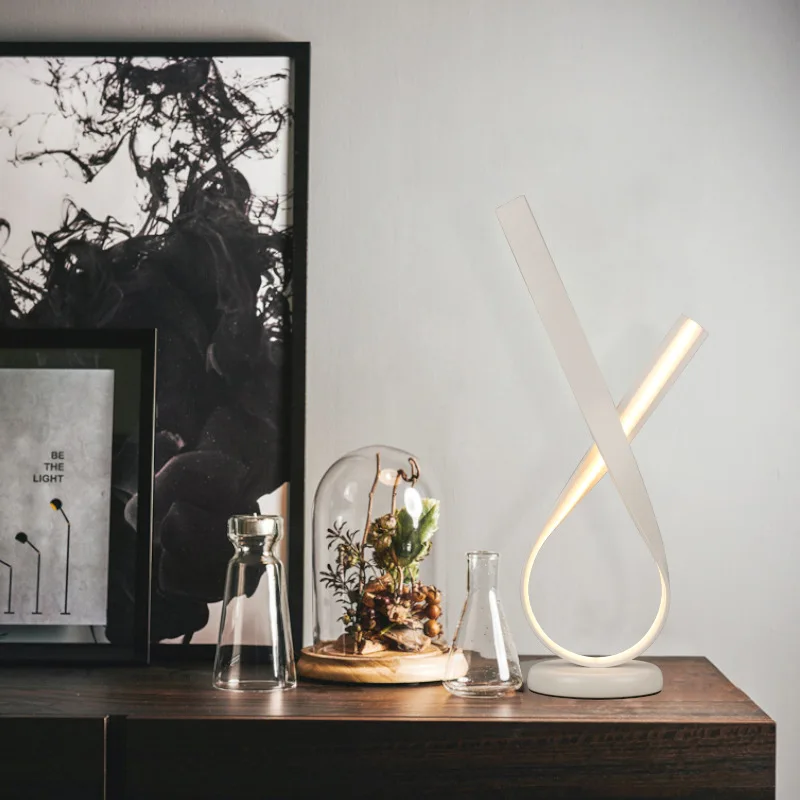

nordic led crystal table lamp purple bedroom lamps led table lamp art deco table lamp swan desk lamp lampe de bureau living room