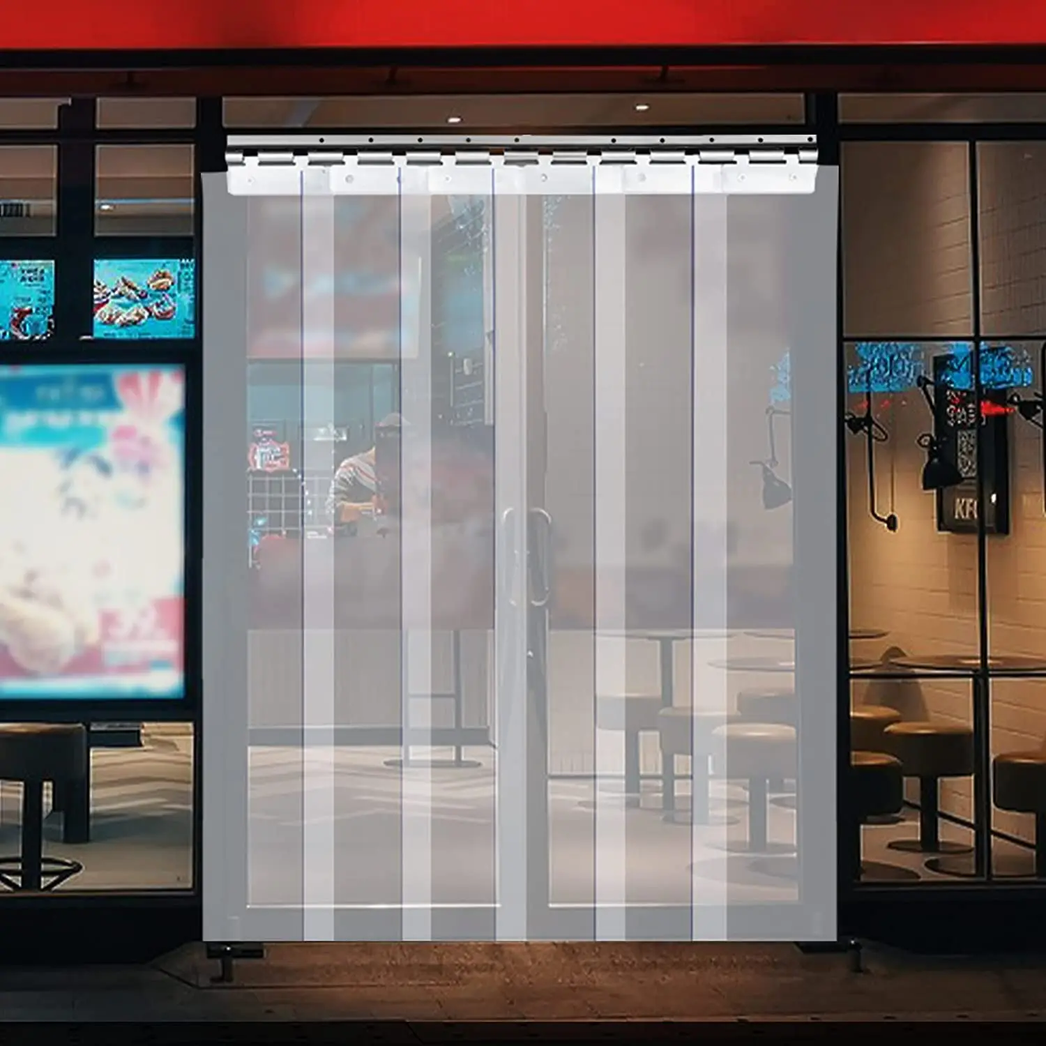 Занавески Из ПВХ на заказ дверные занавески для морозильной камеры комплект s