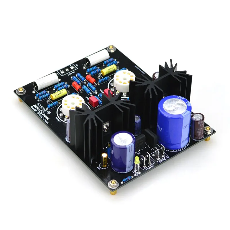 MM PHONO 12AX7 AC 12 15 в трубный усилитель Hi Fi аудио DIY kit и готовая плата|Усилители