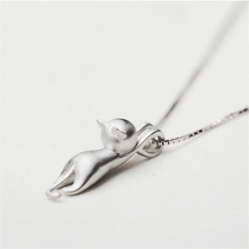 

olevo (olevo new product European and American fashion new exquisite popular simple cute cat necklace clavicle chain sweater cha