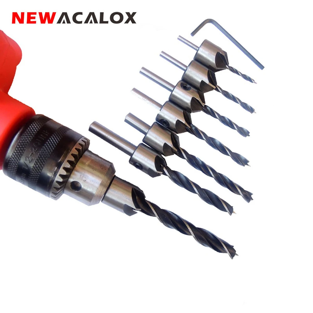 Набор инструментов для резьбы по дереву 7 шт. набор сверл дереву|tools shop|bitstool head |