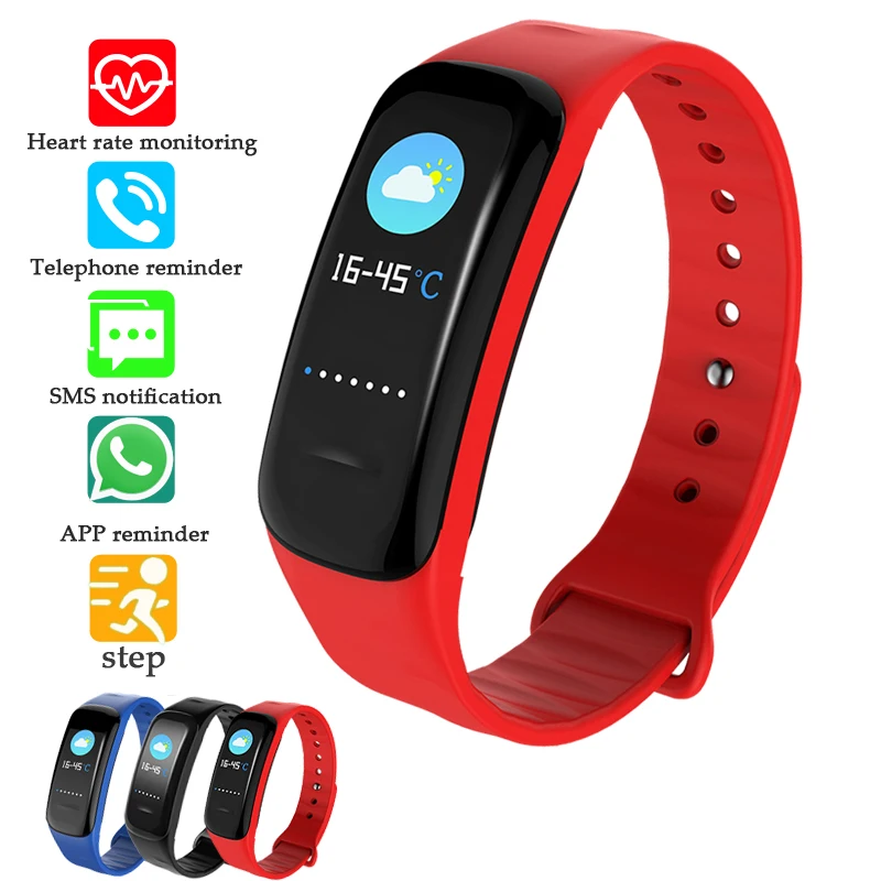 Новый смарт браслет измеритель артериального давления пульсометр фитнес трекер