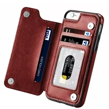 Luxury Leather Cover For iPhone SE 2020 12 13 Mini 11 Pro XR XS Max 6 6s 7 8 Plus 5 5s Wallet Phone Case Card Flip Shell Coque