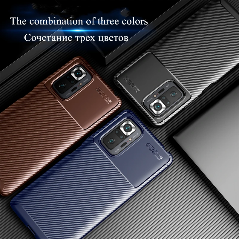 for xiaomi redmi note 10 pro case for redmi note 10 pro cover tpu rubber silicone protective soft shell case for xiaomi poco x3 free global shipping