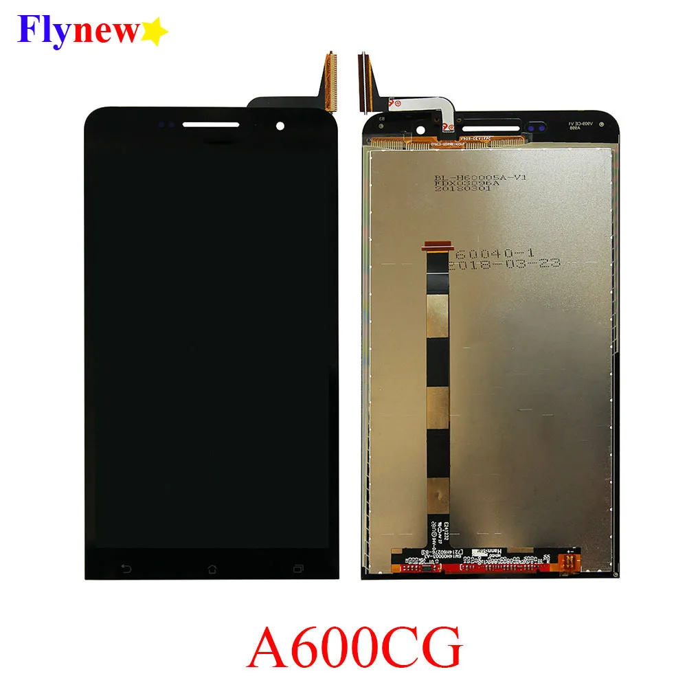 ЖК-дисплей для Asus Zenfone 6 Matrix сенсорный экран A600 A600CG A601CG T00G дигитайзер Полный в